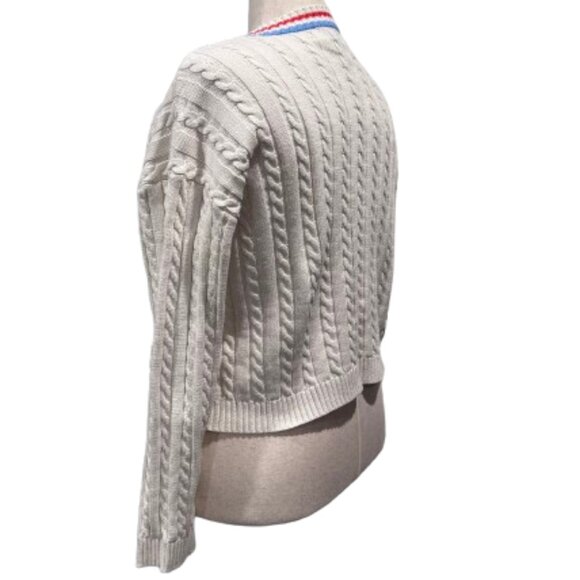 Prince x Target Pickleball Tennis Preppy Cable Knit Women's Cardigan (Size XXL) - Picture 4 of 14